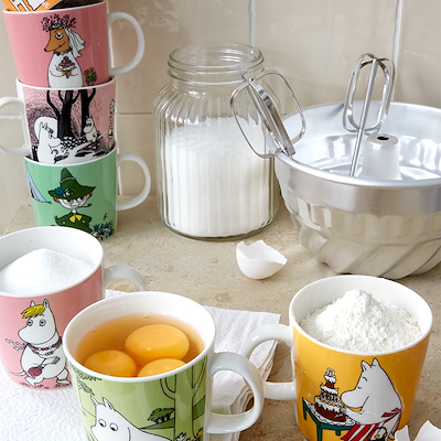 Moomin Arabia Mumitrolden & Snorkfrøkenen krus rosa 30 cl