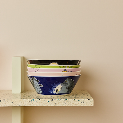 Moomin Arabia skål mørkeblå 15 cm