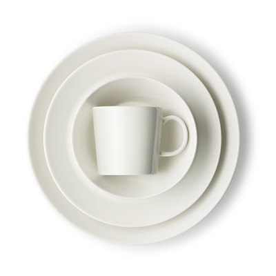 Iittala Teema flad frokosttallerken hvid Ø21 cm