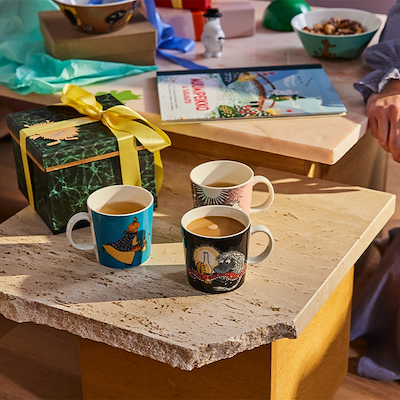 Moomin Arabia Mymlens Mor krus aqua blå 30 cl