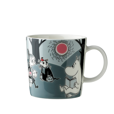 Moomin Arabia krus gråblå 30 cl
