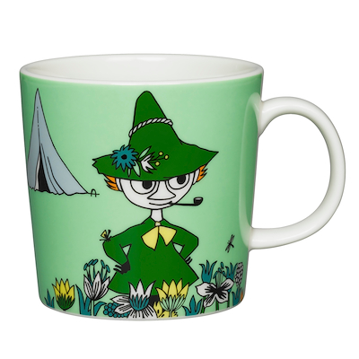 Moomin Arabia Mumrikken krus olivengrøn 30 cl