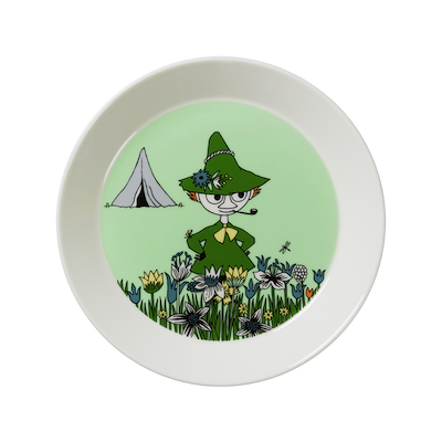Moomin Arabia tallerken Lille My grøn 19 cm
