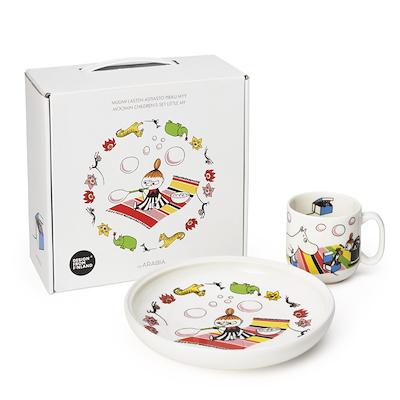 Moomin Arabia Mumitrold børnesæt tallerken/krus multifarvet