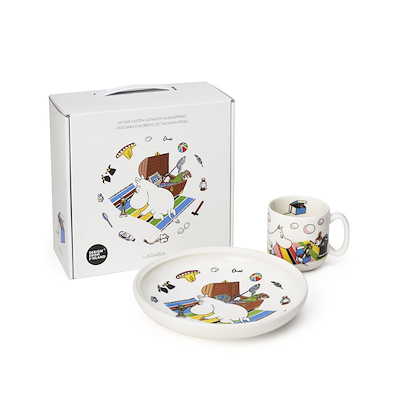 Moomin Arabia Mumitrold børnesæt tallerken/krus multifarvet