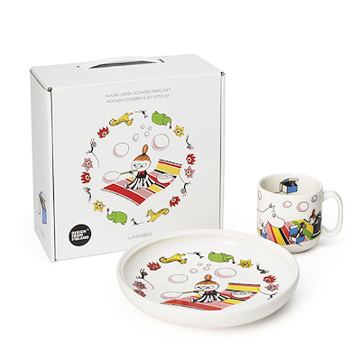 Arabia Moomin Lille My Børnesæt tallerken/krus multifarvet