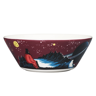 Moomin Arabia skål rød 15 cm