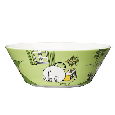 Moomin Arabia Mumitrold skål grøn 15 cm