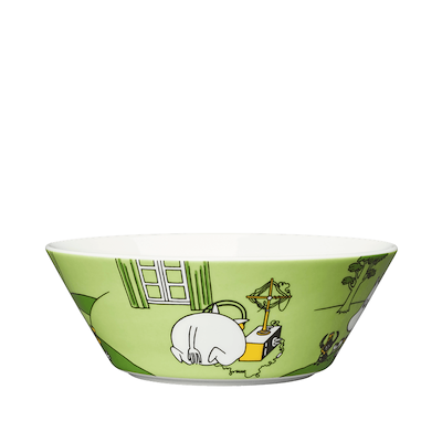 Moomin Arabia Mumitrold skål grøn 15 cm