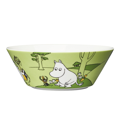Moomin Arabia Mumitrold skål grøn 15 cm