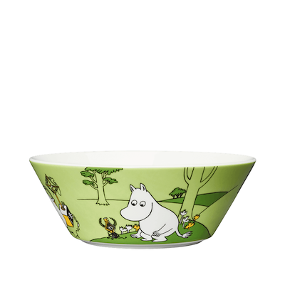 Moomin Arabia Mumitrold skål grøn 15 cm