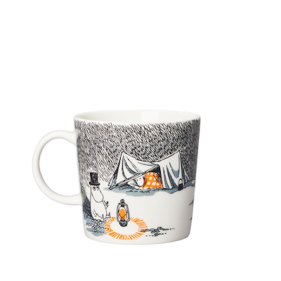 Moomin Arabia Sov Godt Tro Mod Sin Oprindelse krus gråsort 30 cl
