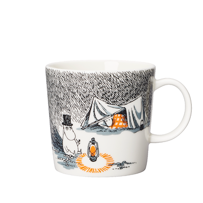 Moomin Arabia Sov Godt Tro Mod Sin Oprindelse krus gråsort 30 cl