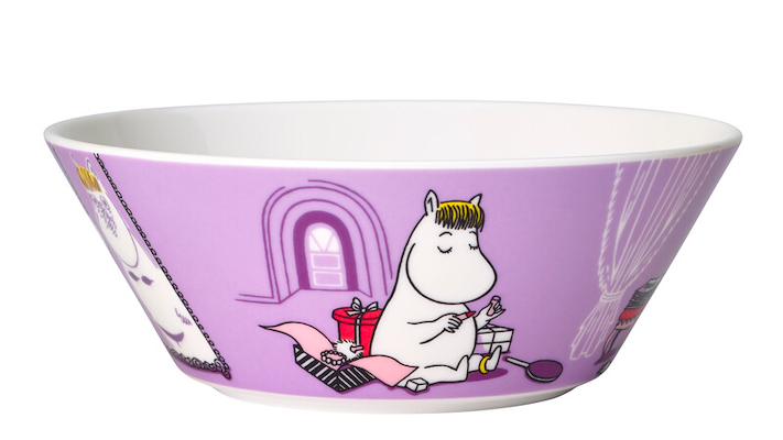 Moomin Arabia skål lilla 15 cm