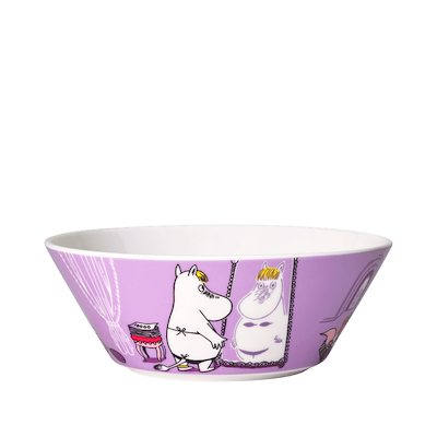 Moomin Arabia skål lilla 15 cm