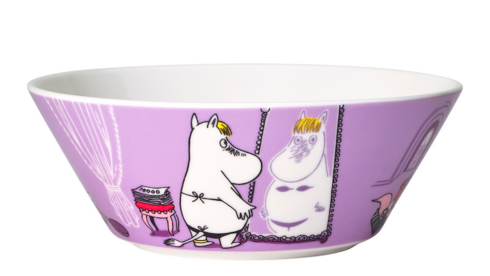 Moomin Arabia skål lilla 15 cm