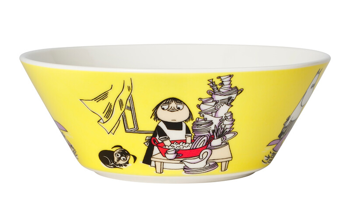 Moomin Arabia Misabel skål gul 15 cm
