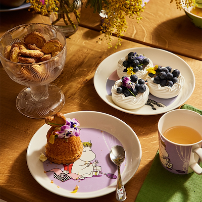 Moomin Arabia Snorkfrøken tallerken lilla 19 cm