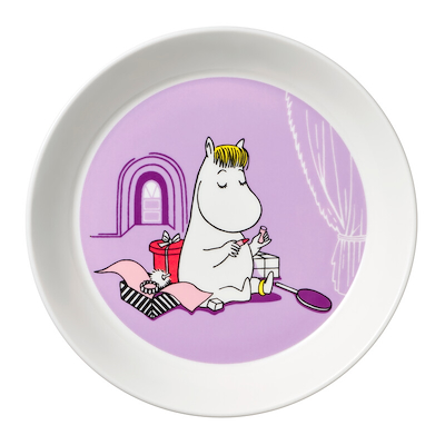 Moomin Arabia Snorkfrøken tallerken lilla 19 cm