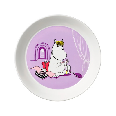 Moomin Arabia Snorkfrøken tallerken lilla 19 cm