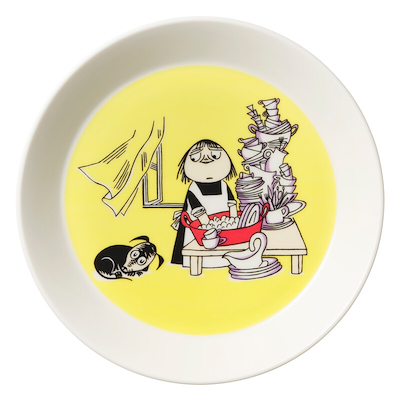 Moomin Arabia Misabel tallerken gul 19 cm