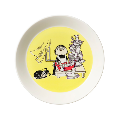 Moomin Arabia Misabel tallerken gul 19 cm