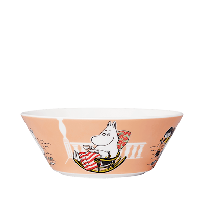 Moomin Arabia skål beige 15 cm
