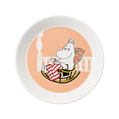 Moomin Arabia tallerken mumimor orange 19 cm