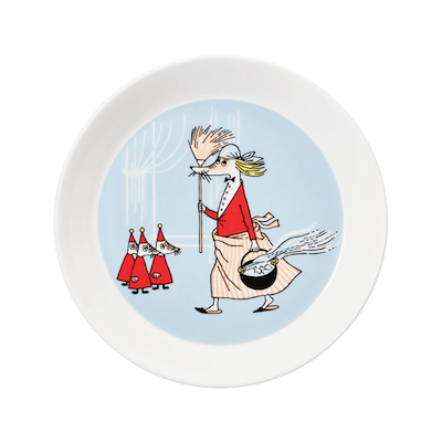 Moomin Arabia tallerken Filifjonk grå 19 cm
