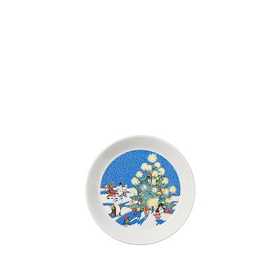 Moomin Arabia tallerken sæt tegning&jul 19 cm