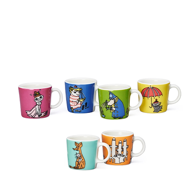 Moomin Arabia minikrus multifarvet 6 stk