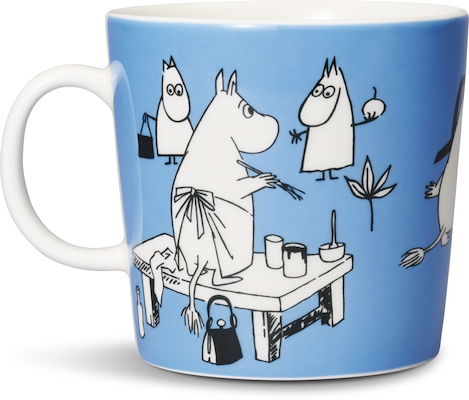 Arabia Moomin krus blå 40 cl