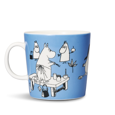 Moomin Arabia Mumi krus blå 40 cl