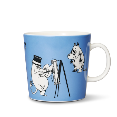 Moomin Arabia Mumi krus blå 40 cl