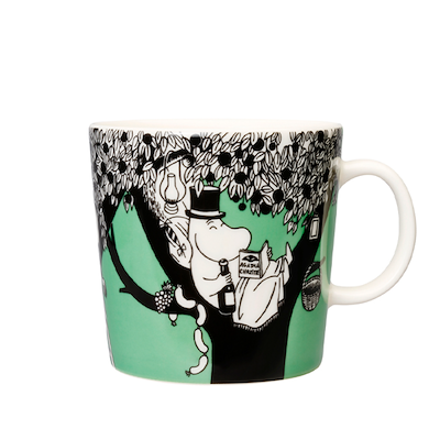 Moomin Arabia Mumi krus grøn 40 cl