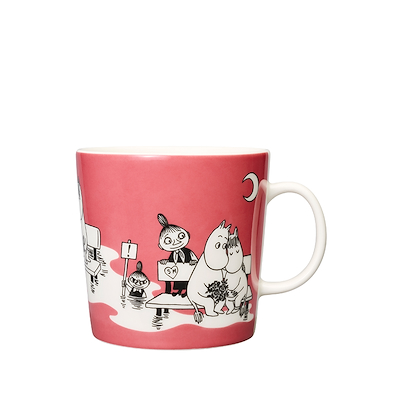 Moomin Arabia Snorkfrøken krus rosa 40 cl