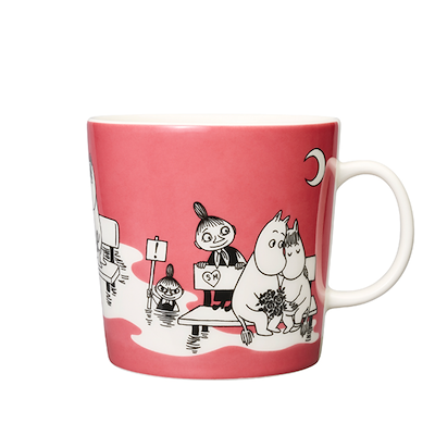 Moomin Arabia Snorkfrøken krus rosa 40 cl