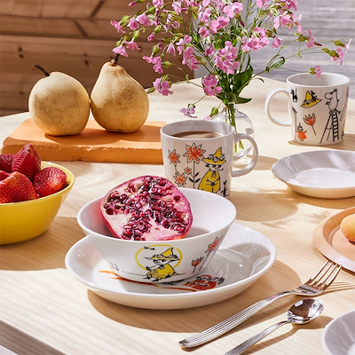 Moomin Arabia Og Rødekors Mumrikken skål multifarvet Ø15 cm