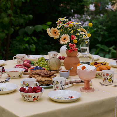 Moomin Arabia Og Rødekors Mumrikken skål multifarvet Ø15 cm