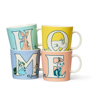 Moomin Arabia alfabet krus H 40 cl