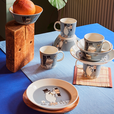 Moomin Arabia Mumifar skål grå 15 cm