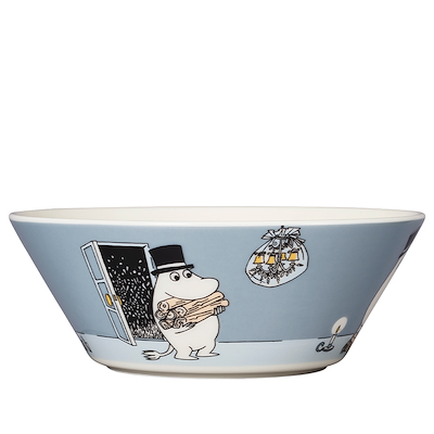 Moomin Arabia Mumifar skål grå 15 cm