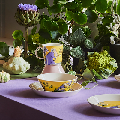 Moomin Arabia krus Hemulen gul 30 cl