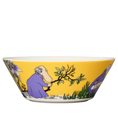 Moomin Arabia Hemulen skål gul 15 cm