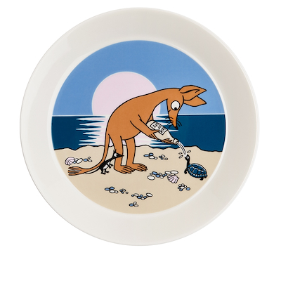 Moomin Arabia tallerken Sniff blå 19 cm