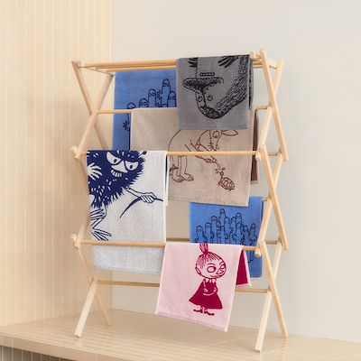 Moomin Arabia håndklæde Familietid 70x140 cm