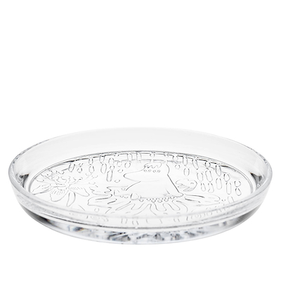 Moomin glastallerken klar 17 cm