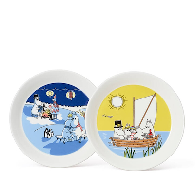 Moomin Arabia 2 delt tallerkensæt 19 cm