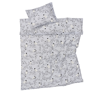 Moomin Arabia Familietid sengetøj Mummifar lysegrå 140x200 cm