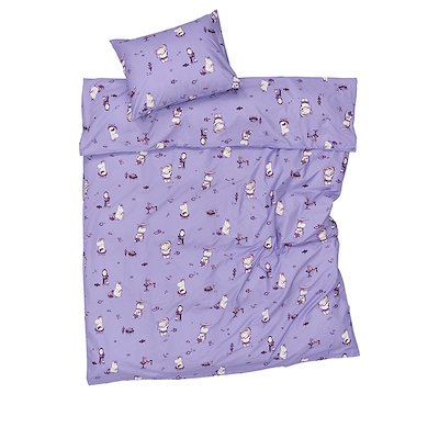 Moomin Arabia sengetøj Snorkfrøken 140x200 cm lilla